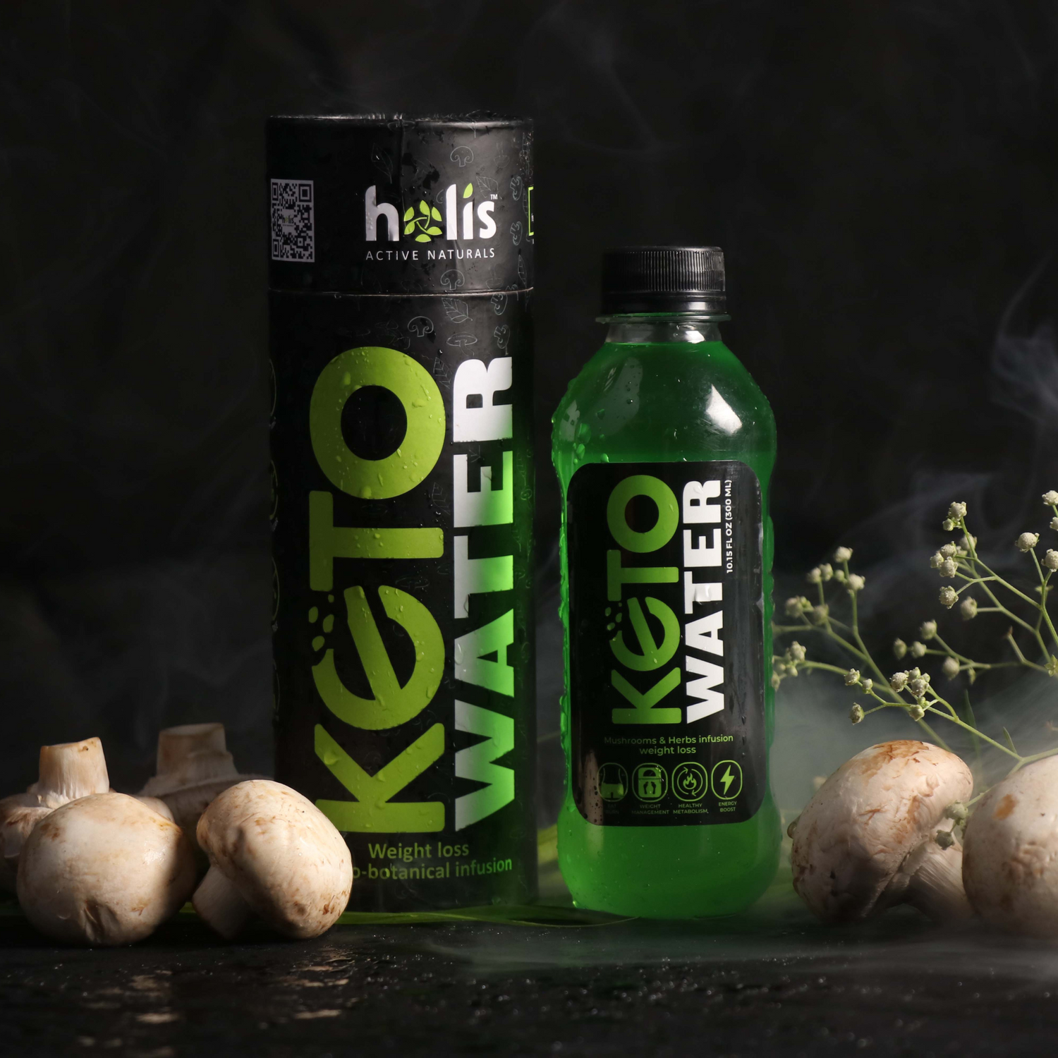 keto-water-black-mushroom-herbs-smoke-infusion